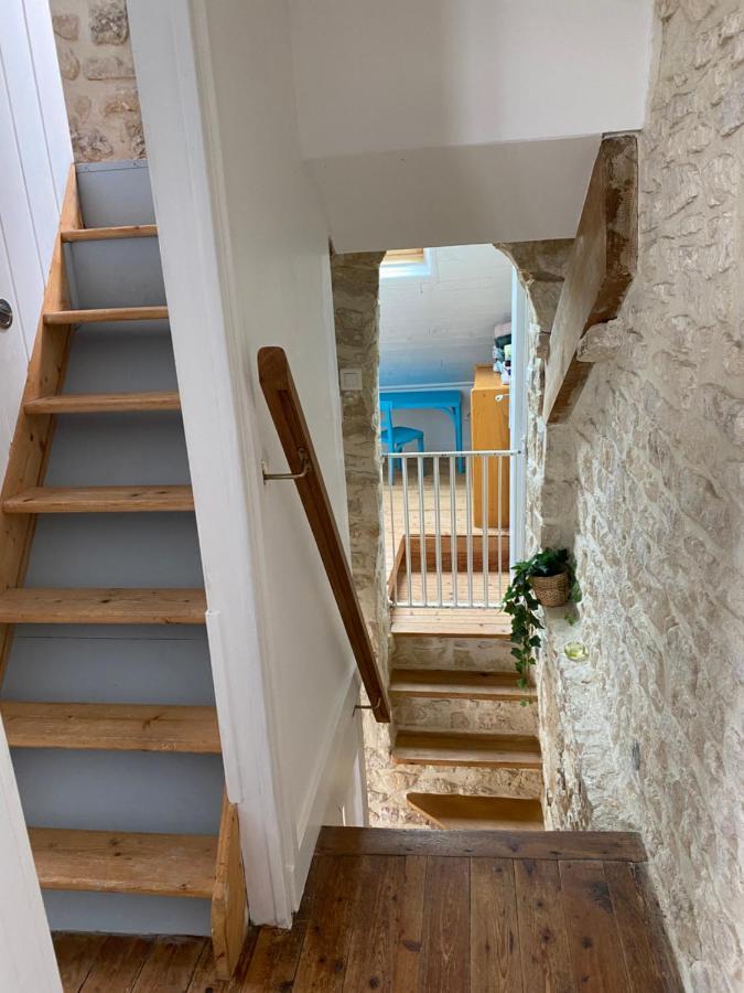 La Maison Bleue Port-en-Bessin-Huppain Dış mekan fotoğraf